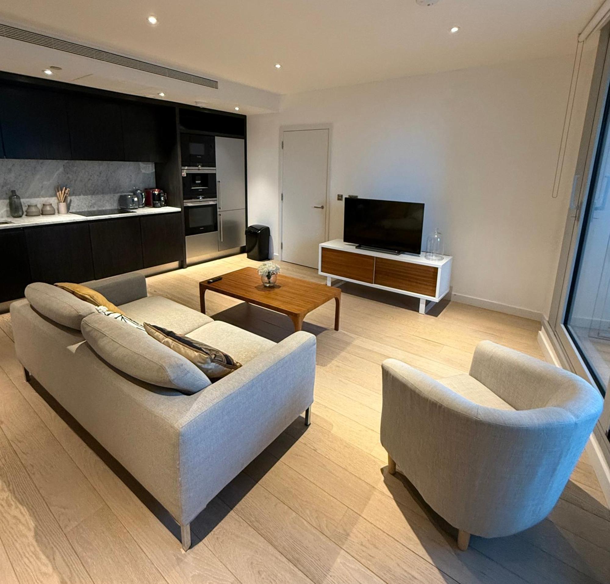 Luxury Modern 2 Bed Flat With Balcony And City View - Canary Wharf City Center Londra Exterior foto